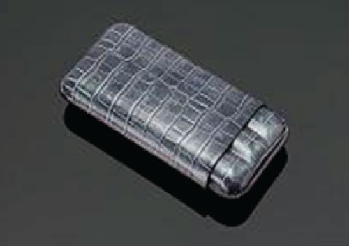 Crocodile Pattern Case Dark Grey 3’