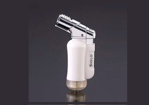 Mini Torch Lighter – Glossy White