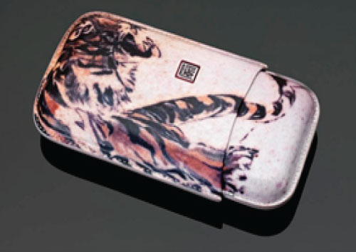 Tattoo Leather Case – Tiger