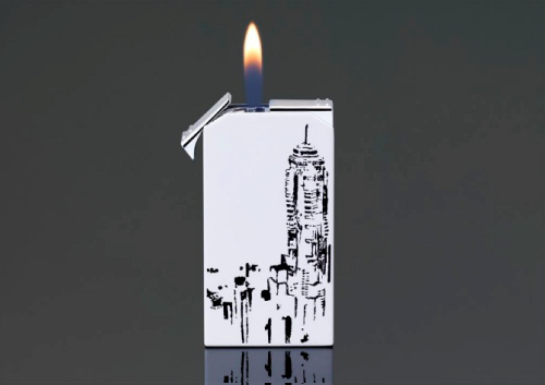 Twin Flame Lighter – HK Skyline
