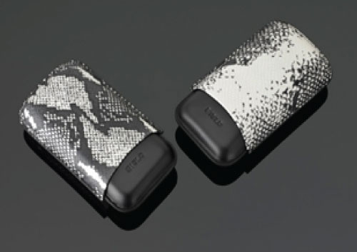 Snake Skin Leather Case – White 3’